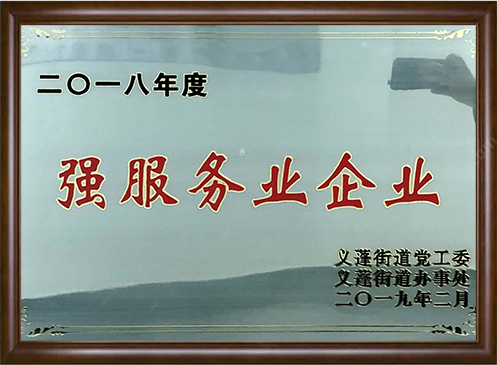 2018年度強服務企業